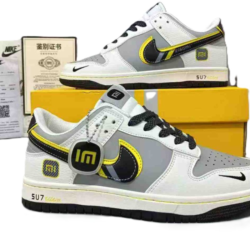 أحذية رياضية كاجوال مشتركة من ماركة دنك وشاومي SU7 بتصميم Air Force   بنعل منخفض، مناسبة للرجال والنساء، متعددة الاستخدامات 