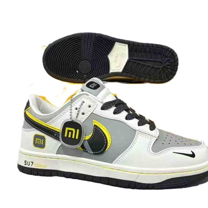 أحذية رياضية كاجوال مشتركة من ماركة دنك وشاومي SU7 بتصميم Air Force   بنعل منخفض، مناسبة للرجال والنساء، متعددة الاستخدامات 