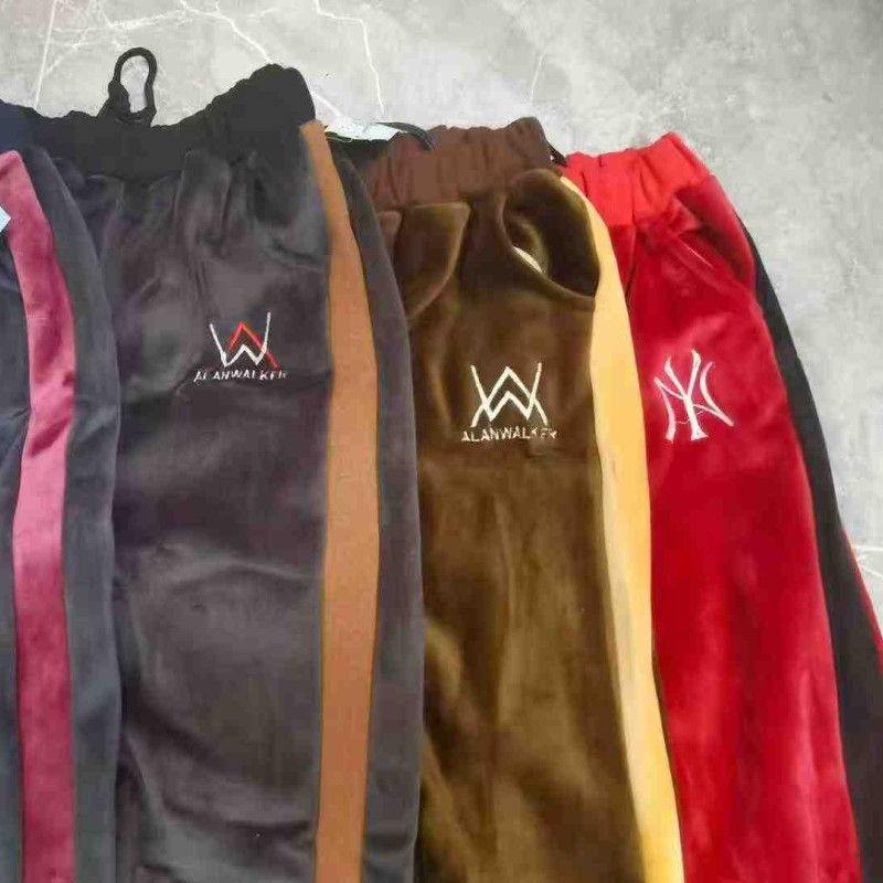 بناطيل رياضية للأطفال، مبطنة بالفرو وسميكة