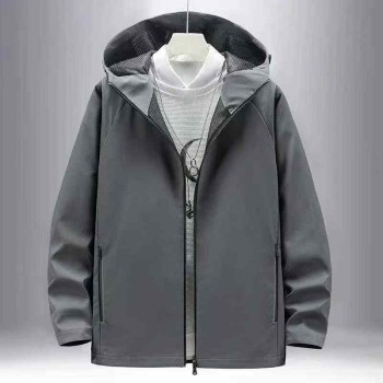 جاكيت رجالي خارجي بغطاء رأس
