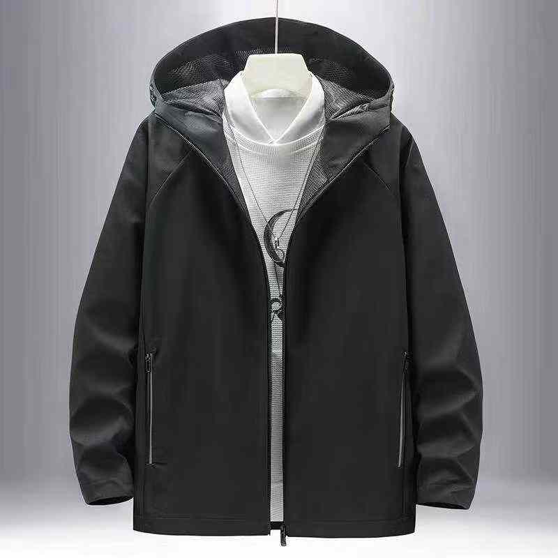جاكيت رجالي خارجي بغطاء رأس