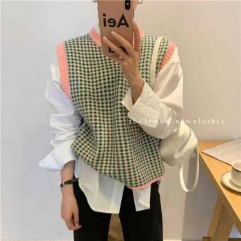 سترة صوفية فضفاضة من قماش الجاكار متعدد الطبقات