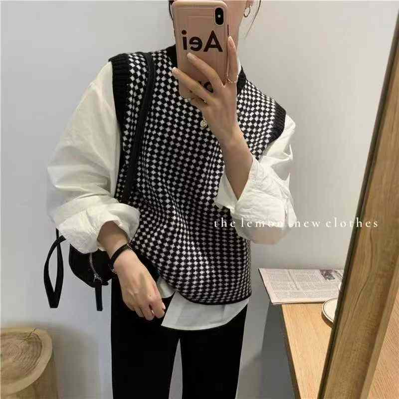 سترة صوفية فضفاضة من قماش الجاكار متعدد الطبقات