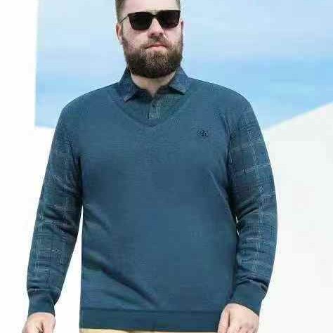 قميص بولو رجالي بالصوف 