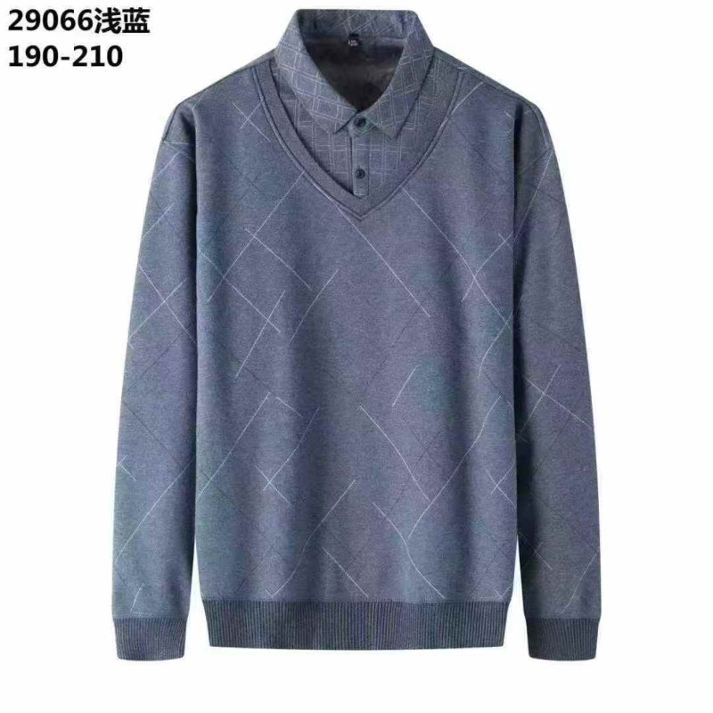 قميص بولو رجالي بالصوف 