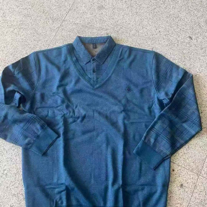 قميص بولو رجالي بالصوف 