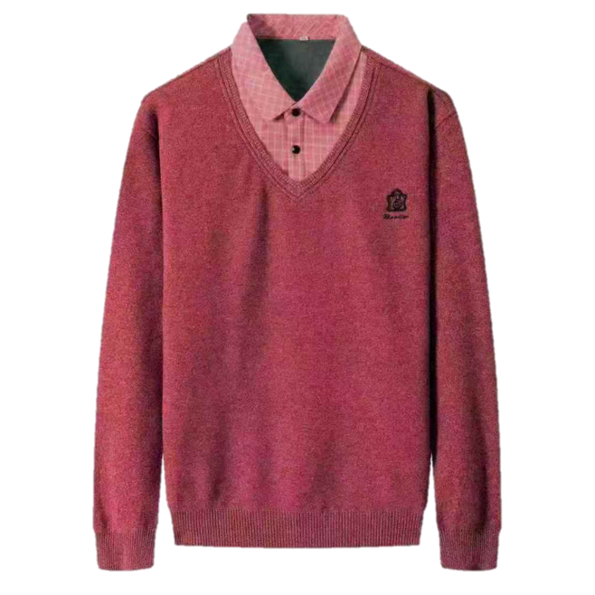 قميص بولو رجالي بالصوف 