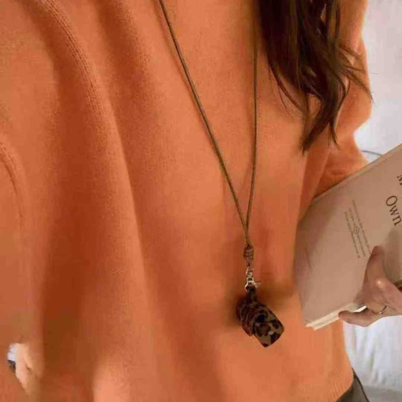 بلوفر خريفي وشتوي جديد فضفاض بياقة دائرية