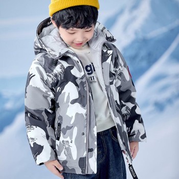 سترة مموهة عصرية للأولاد والبنات 