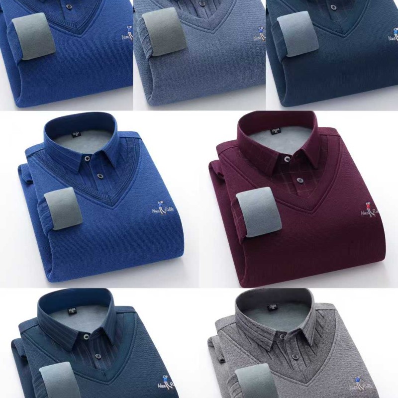 طقم رجالي من قطعتين مدمجتين من تي شيرت وسويت شيرت