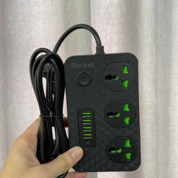 وصلة كهرباء 2 متر مع مداخل مختلفة