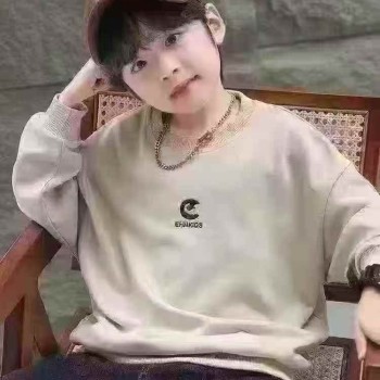 بلوزات سويتشيرت أطفال قطنية 100% بياقة ملفوفة