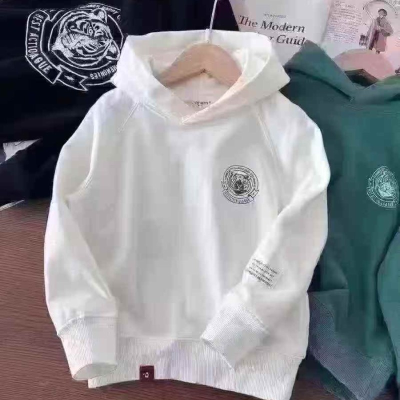 بلوزات سويتشيرت أطفال قطنية 100% بياقة ملفوفة