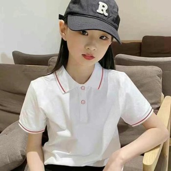 قمصان بولو أنيقة تناسب جميع الأذواق، للأولاد والبنات، بأكمام قصيرة