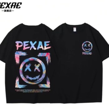 تيشيرت صيفي أنيق للأطفال بأكمام قصيرة من القطن تيشيرت صيفي أنيق للأطفال بأكمام قصيرة من القطن