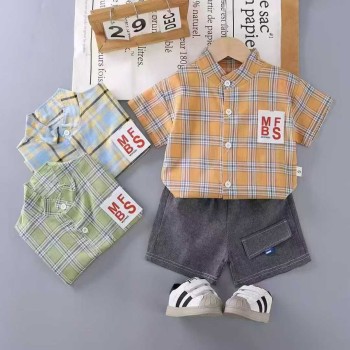 طقم شورت وقميص نص كم للأطفال طقم شورت وقميص نص كم للأطفال