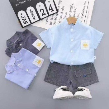 طقم شورت وقميص نص كم للأطفال طقم شورت وقميص نص كم للأطفال