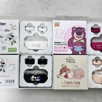 سماعات أذن لاسلكية بتقنية البلوتوث من ديزني، صوت جهير ممتاز، مناسبة للألعاب والنشاطات الرياضية