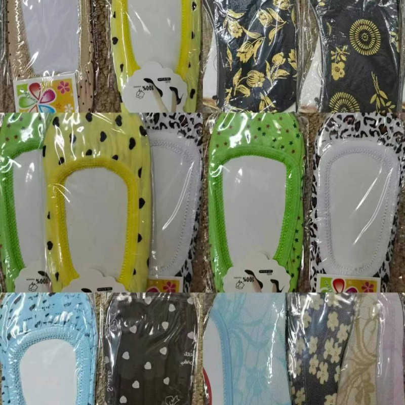 جوارب قارب قصيرة من القطن والدانتيل جوارب قارب قصيرة من القطن والدانتيل