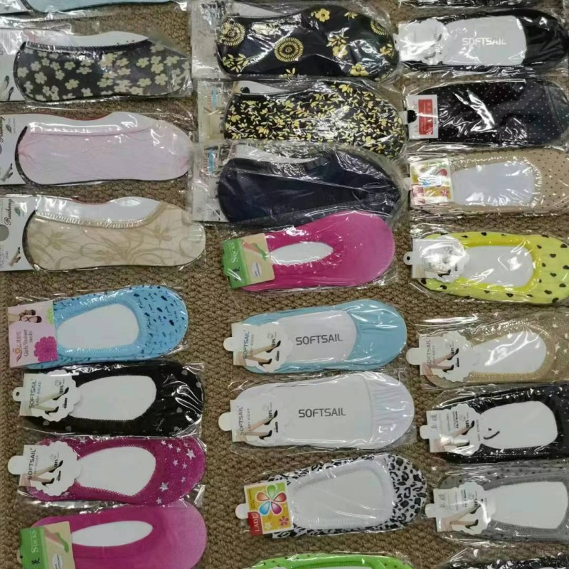 جوارب قارب قصيرة من القطن والدانتيل جوارب قارب قصيرة من القطن والدانتيل