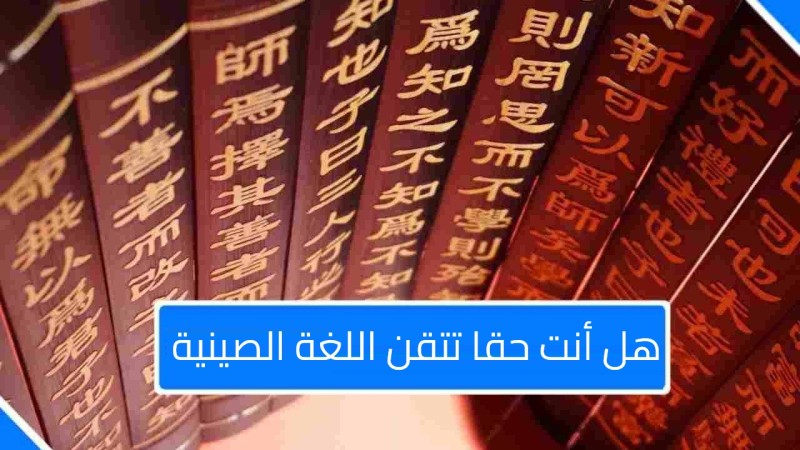 اللغة الصينية 