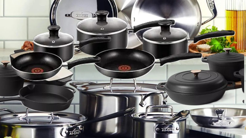 المواد الداخلة في أواني الطبخ