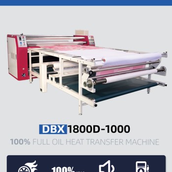 Rotary Heat Press Machine T-Shirt Printing Calandra Sublimation Automatic Printer Calandra