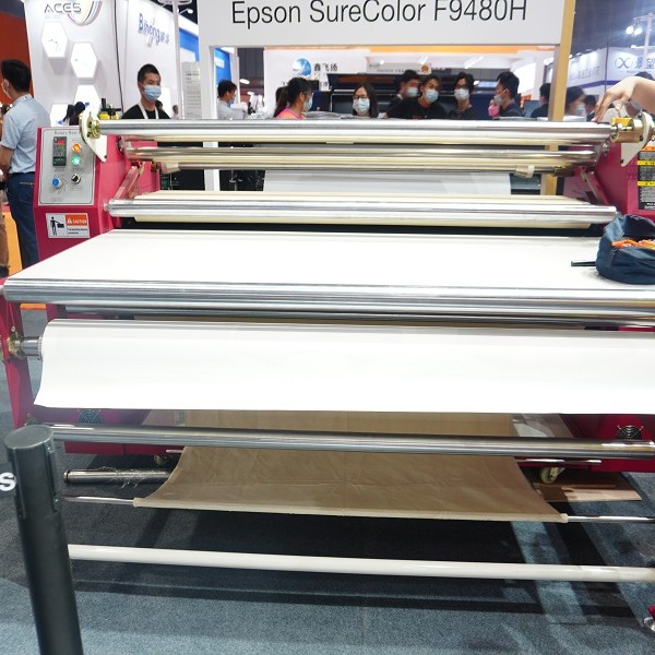 لفة آلة طباعة نقل الحرارة الكبيرة الحجم لفة طابعة النسيج 1600*260