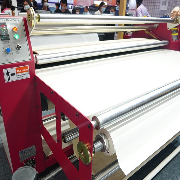 لفة آلة طباعة نقل الحرارة الكبيرة الحجم لفة طابعة النسيج 1600*260