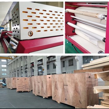 200 مم آلة طباعة النسيج آلة تسامي الضغط على الجهاز / لفة لفة لفة آلة نقل الحرارة