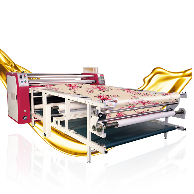 1.7m 420mm / 600mm ألة طباعة سابليميشن حرارية اسطوانية تعمل بتسخين الزيت 1.7m 420mm / 600mm ألة طباعة سابليميشن حرارية اسطوانية تعمل بتسخين الزيت