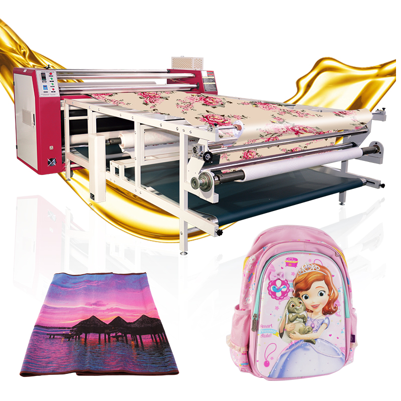 1.7m 420mm / 600mm ألة طباعة سابليميشن حرارية اسطوانية تعمل بتسخين الزيت 1.7m 420mm / 600mm ألة طباعة سابليميشن حرارية اسطوانية تعمل بتسخين الزيت