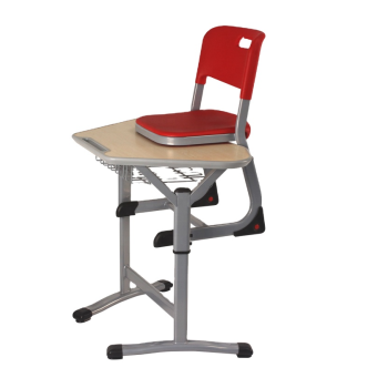 مجموعة الأثاث المدرسي في الفصول الدراسية مجموعة طالب مكتب وكرسي واحد خشبي القراءة الجامعي كراسي للتعليم