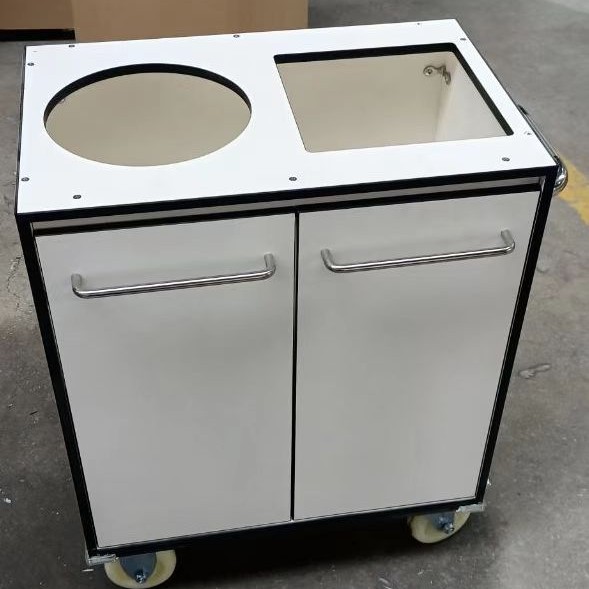 المستشفى الطبي مجلس الوزراء الطبي HPL ضغط مقعد المستشفى المصنوع من المستشفى مع خزانة علاج عيادة في المستشفى بالوعة في المستشفى