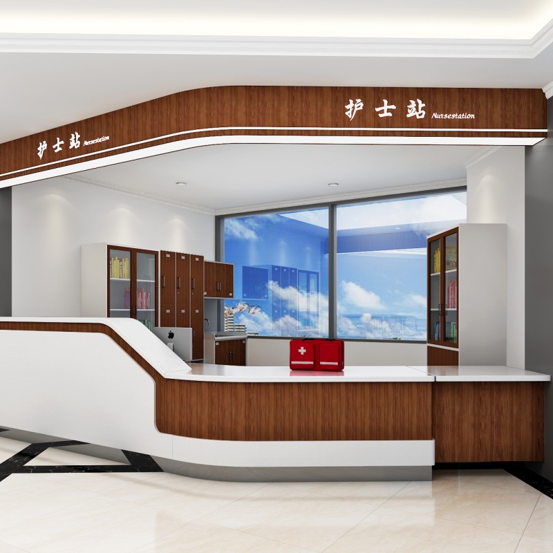 عيادة الأثاث في المستشفيات عداد الأثاث الطبي للأثاث الطبي مستشفى محطة توجيه التصميم الحديث