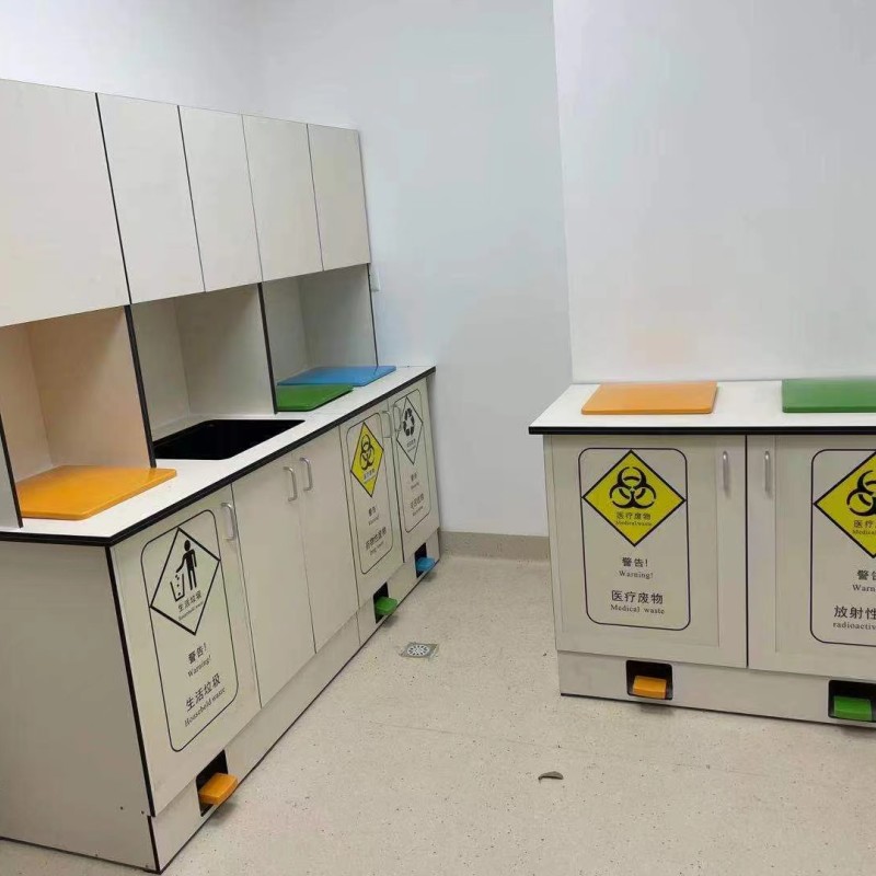 المستشفى الطبي مجلس الوزراء الطبي HPL ضغط مقعد المستشفى المصنوع من المستشفى مع خزانة علاج عيادة في المستشفى بالوعة في المستشفى