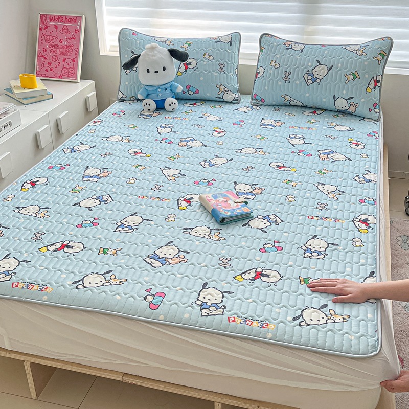 سرير Sanrio LaTex Three -piece مجموعة من ثلاث حصيرة ثلاثية ثلاثية جولة جولة جوية -سرير غير مريح مكيف