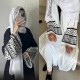 الملابس العربية, الأكثر مبيعا على أمازون من نفس الفئة, عباية رداء كارديجان مطرزة باكمام الكوفية الفلسطينية 