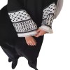 الملابس العربية, الأكثر مبيعا على أمازون من نفس الفئة, عباية رداء كارديجان مطرزة باكمام الكوفية الفلسطينية 