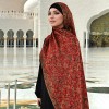 شال مهدب من للبوليستر مطبوع بالزهور بأربعة الوان ، شال شال متعدد الاستخدامات شال مهدب من للبوليستر مطبوع بالزهور بأربعة الوان ، شال شال متعدد الاستخدامات