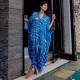 2021 جديد أوروبي وأمريكي من أربعة جوانب أسود بني مخطط شاطئ مخطط Squid Sexy Robe Squid واحد صدر واحد