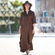 2021 جديد أوروبي وأمريكي من أربعة جوانب أسود بني مخطط شاطئ مخطط Squid Sexy Robe Squid واحد صدر واحد