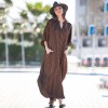 2021 جديد أوروبي وأمريكي من أربعة جوانب أسود بني مخطط شاطئ مخطط Squid Sexy Robe Squid واحد صدر واحد 2021 جديد أوروبي وأمريكي من أربعة جوانب أسود بني مخطط شاطئ مخطط Squid Sexy Robe Squid واحد صدر واحد