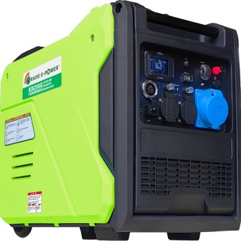 تشغيل التحكم عن بُعد بدء تشغيل القطب المغناطيسي متعدد المراحل من الضوضاء المنخفضة طاقة كاملة 5 كيلو وات مولد تردد البنزين العاكس