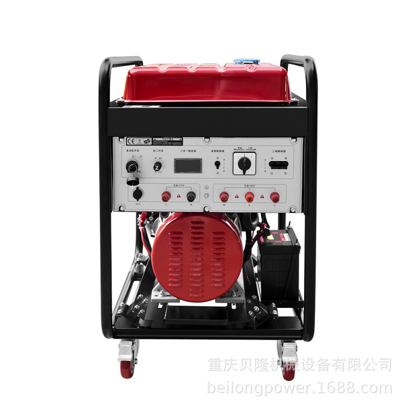 مولد البنزين 10KW12KW المتنقل بلاتين مزدوج