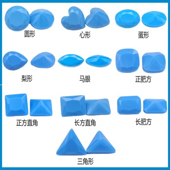 أحجار اكرليك زرقاء