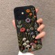 الزهور والنباتات الأرجواني مناسبة لـ iPhone16Pormax Phone Case 14 Apple 13 Frosted 12/15 High-end 11 romes