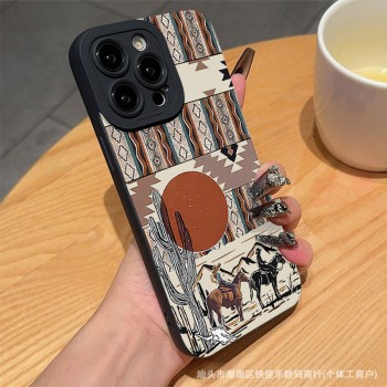 جراب حصان الصحراء الناعم لأجهزة ايفون