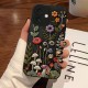 الزهور والنباتات الأرجواني مناسبة لـ iPhone16Pormax Phone Case 14 Apple 13 Frosted 12/15 High-end 11 romes
