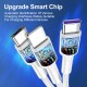 1.2 متر واحد إلى ثلاثة كابل بيانات شحن سريع فائق 5A مناسب لـ Huawei Honor Xiaomi Vivo Android Cable